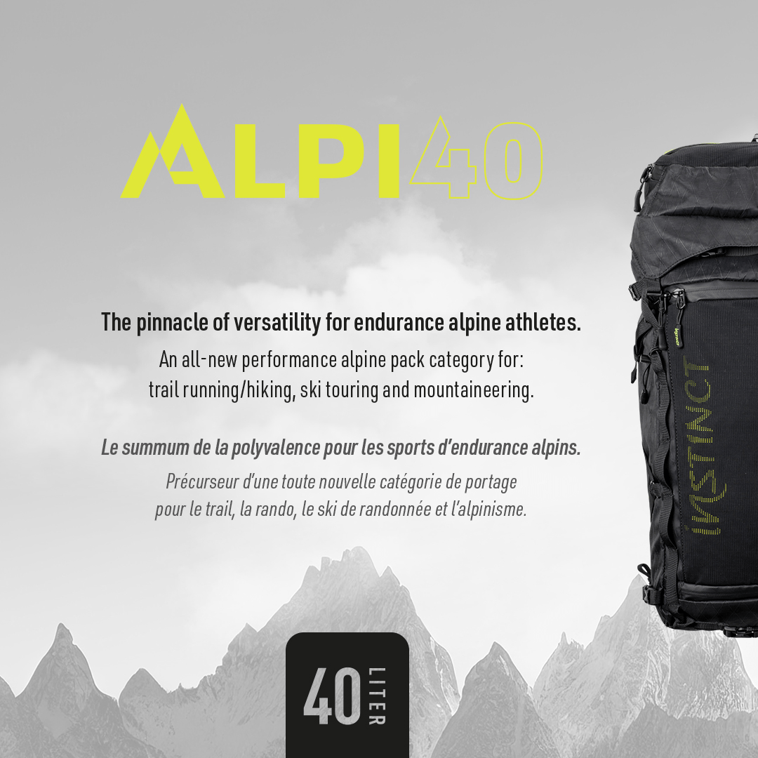 Instinct Trail | Alpi 40 L | Trail Pack | Zonder flessen | trrail.com