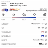 Julbo | Frequency | Reactiv 1-3 High Contrast | trrail.com