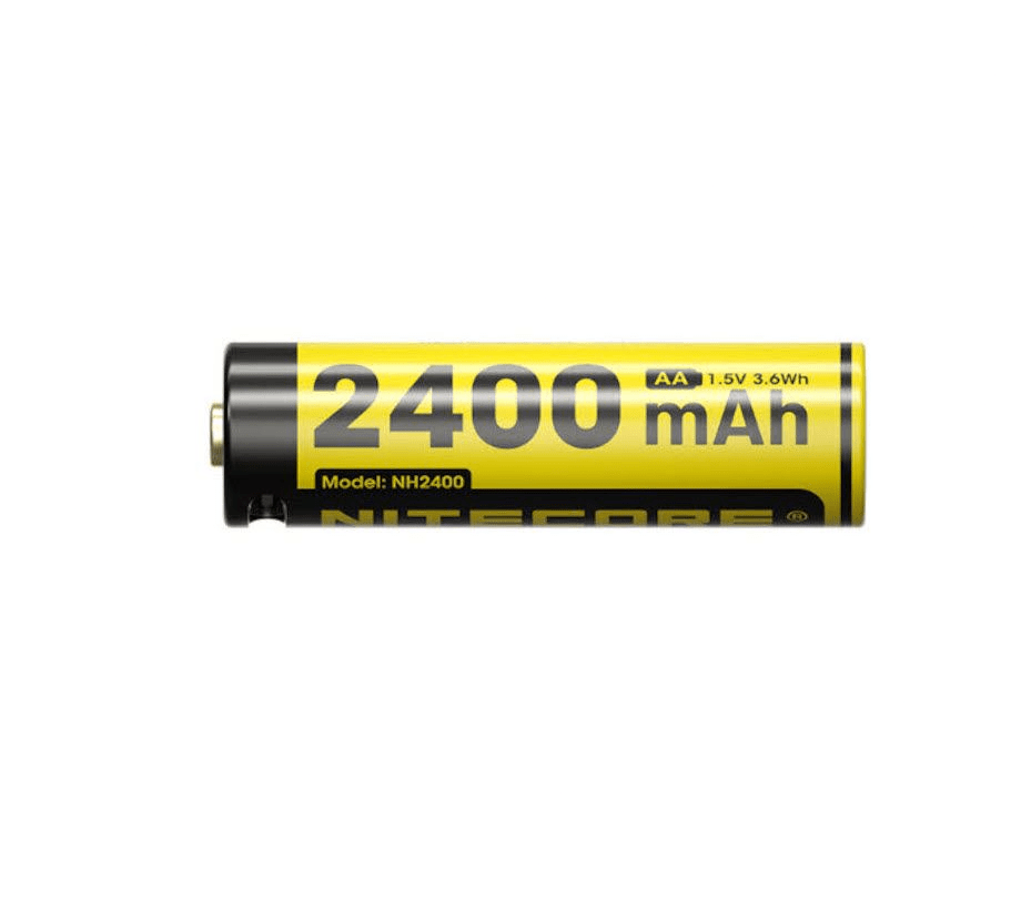 Nitecore | NH2400 Oplaadbare AA Batterijen | 4 Stuks USB-C | trrail.com