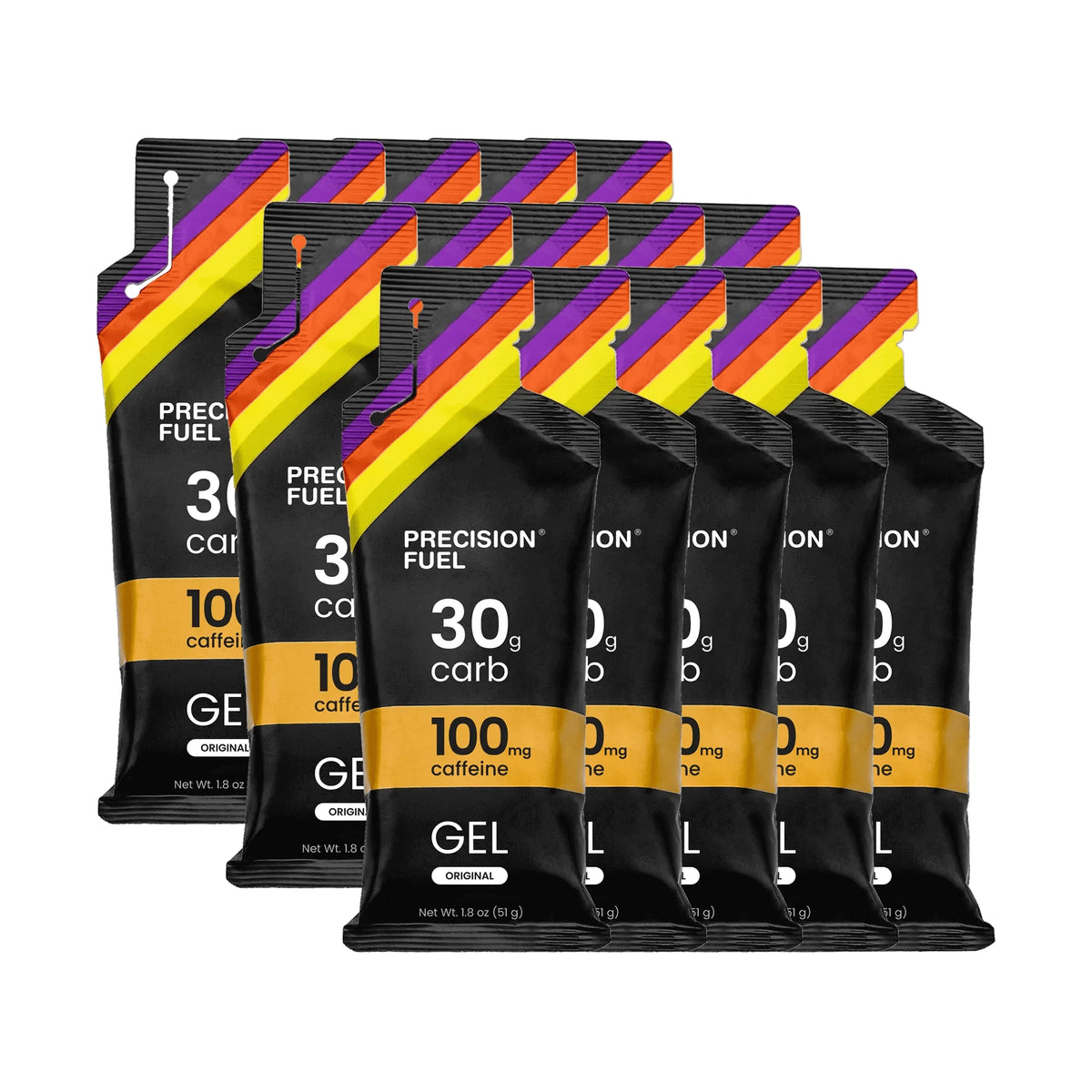Precision PF 30 Caffeine Gel (30g Carbs) | trrail.com
