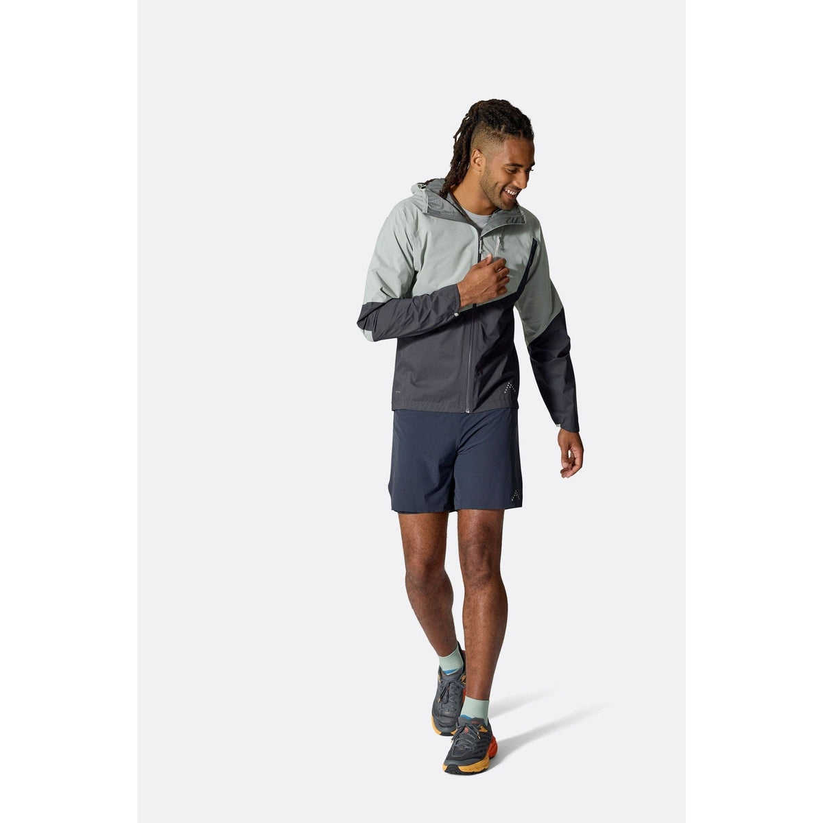 Rab Downpour Trail 2.5-Laags Light Waterproof Jacket Heren (20k) - trrail.com
