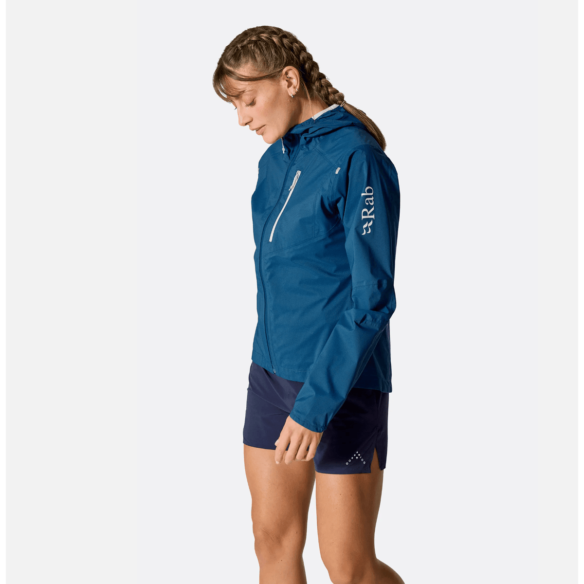 Rab Downpour Trail Light Waterproof 2.5-Laags Jacket Dames (20k) - trrail.com