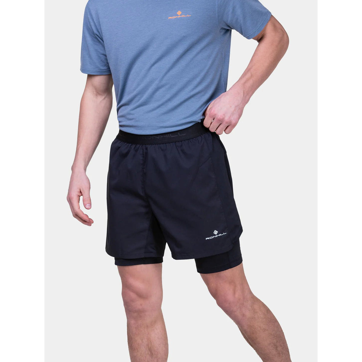 Ronhill Tech 5" Twin Short Heren | trrail.com