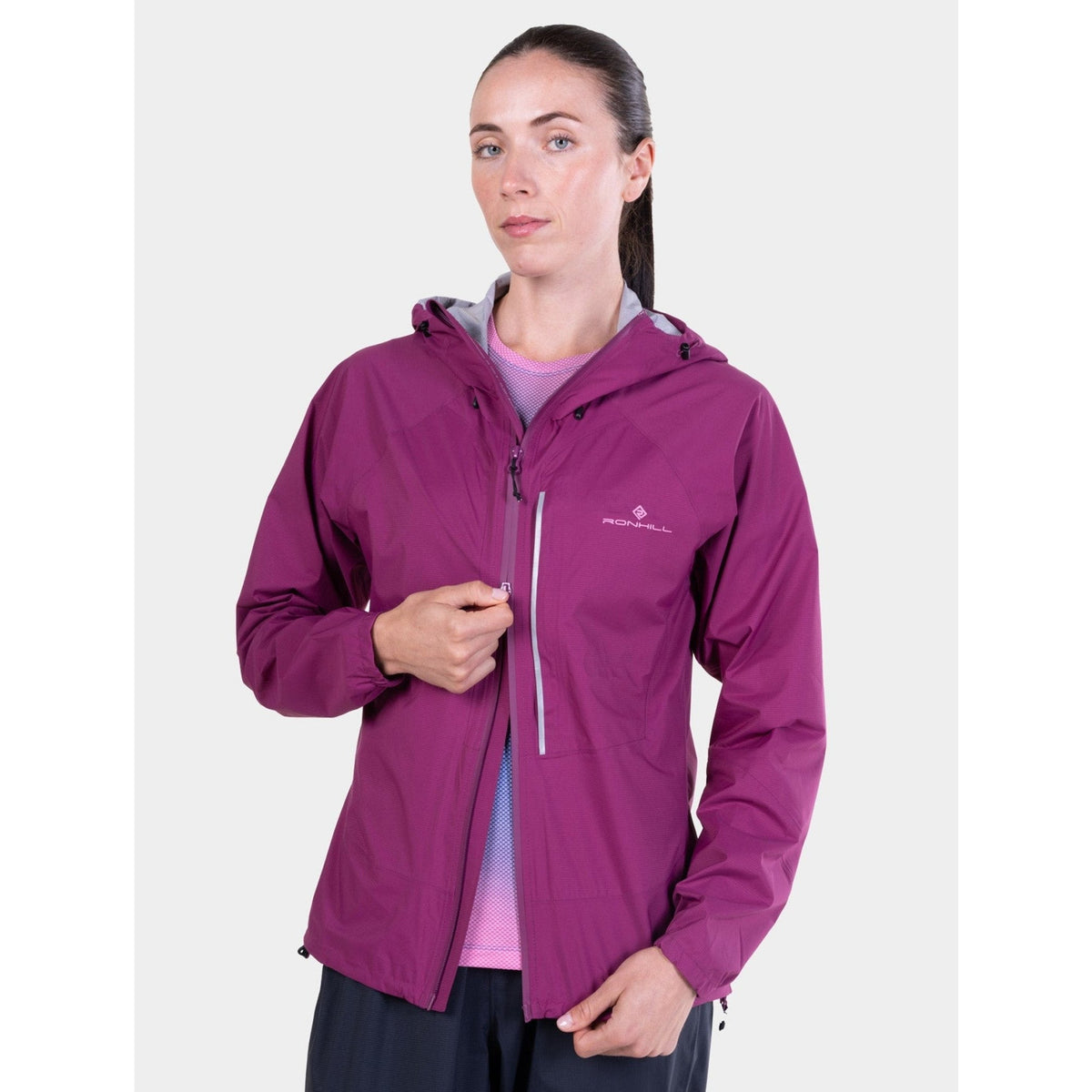 Ronhill Tech Storm 2.5-Laags Rainjacket Dames (25k) | trrail.com