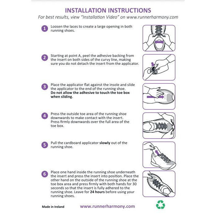 Runner Harmony | Toe Hole Prevention Insert | trrail.com