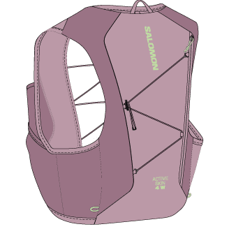 Salomon Active Skin 4 Dames | trrail.com