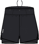 Salomon Sense Aero 2-in-1 Trail 5" Shorts Heren | trrail.com
