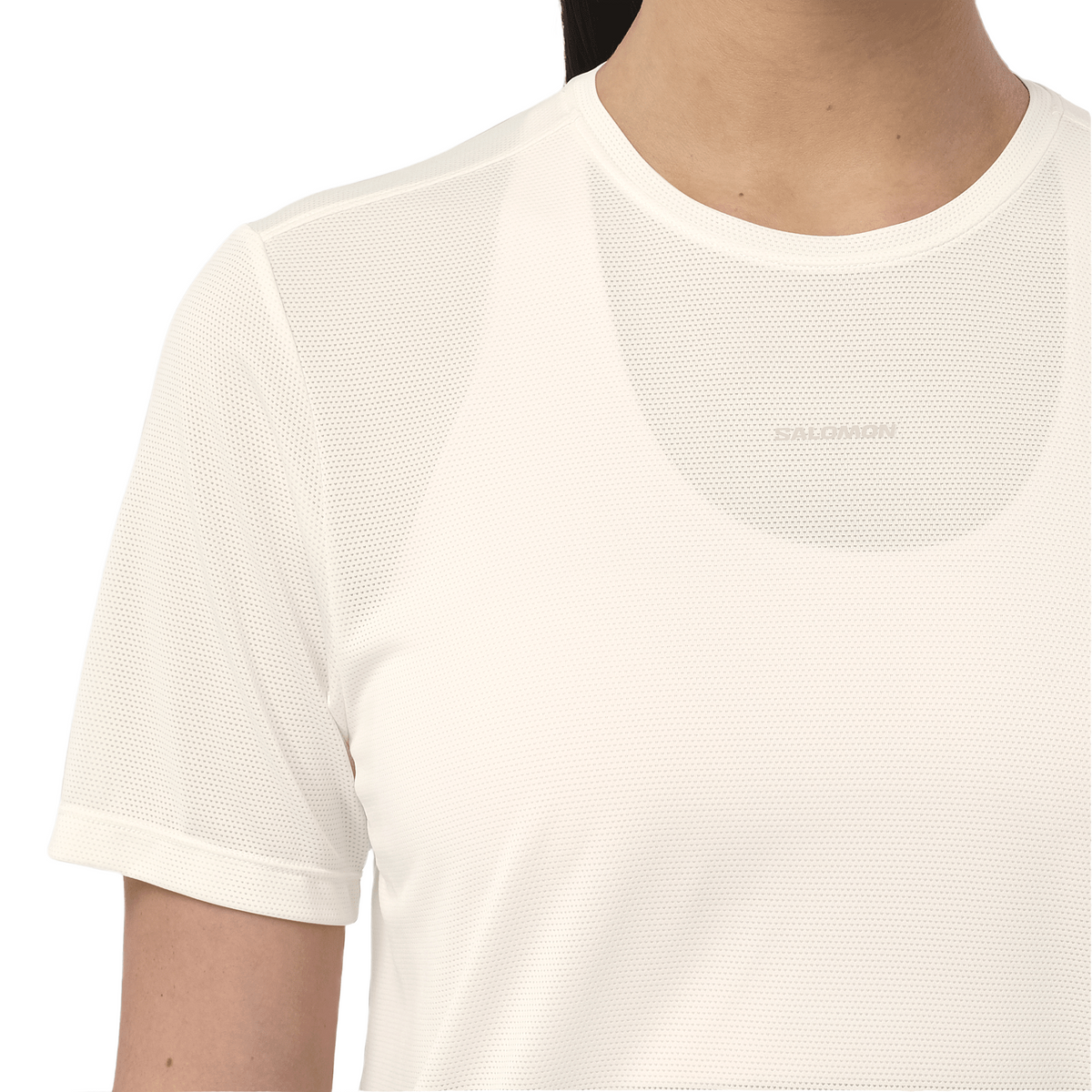 Salomon Shakeout Core Shirt GFX Dames | trrail.com