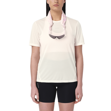 Salomon Shakeout Core Shirt GFX Dames | trrail.com