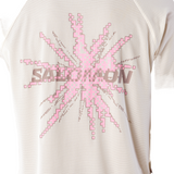 Salomon Shakeout Core Tee GFX Heren | trrail.com