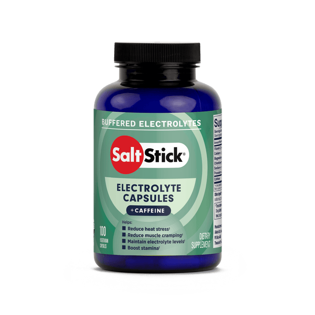SaltStick | Elektrolyte Caps Plus | Met Caffeine (190mg Sodium) | trrail.com