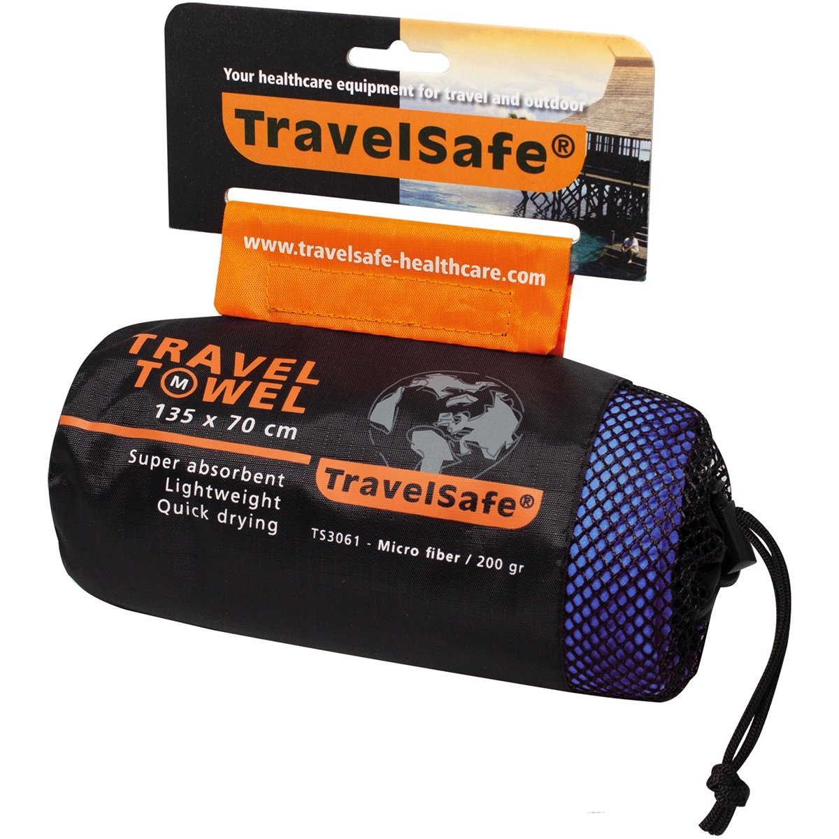 Travelsafe | Traveltowel | Microvezel Handdoek | trrail.com