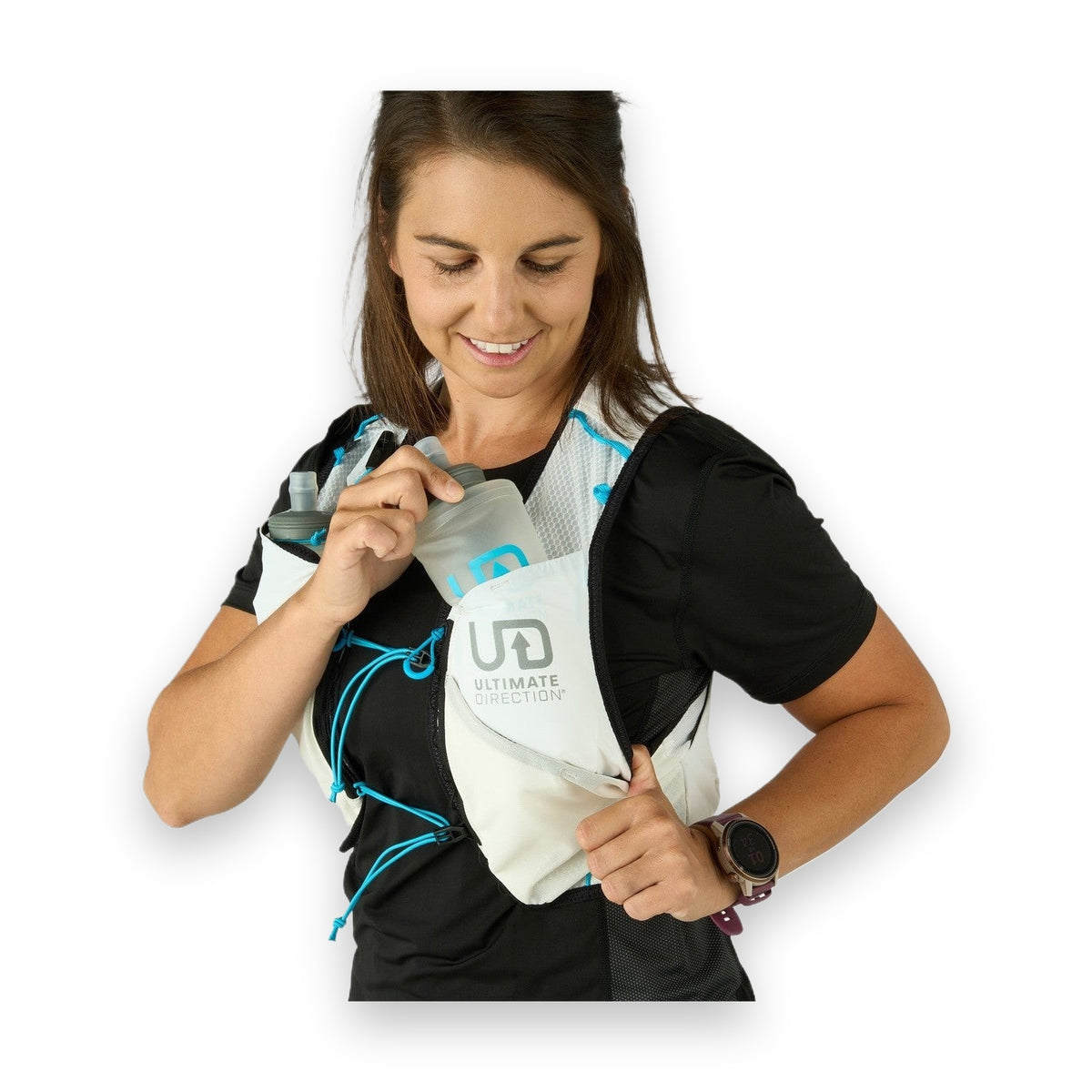 Ultimate Direction | Race Vest 6 | 6 Liter | Unisex | +2 Soft Flasks | trrail.com
