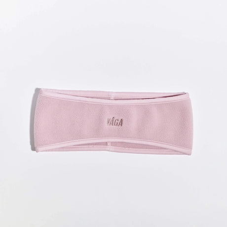 Våga Fleece Headband in Altrosa – flach liegend, Vorderansicht