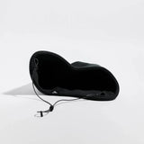 Våga Fleece Summit Beanie in Schwarz – Innenseite und Kinnkordel mit Stopper