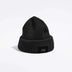 Våga Midweight Beanie in black – angled front view with Våga label