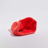 Våga Midweight Beanie in Orangerot – Innenseite der Strickmütze