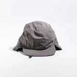 Vaga Padded Hiker Cap in Grau – Vorderansicht mit gepolsterter Krone