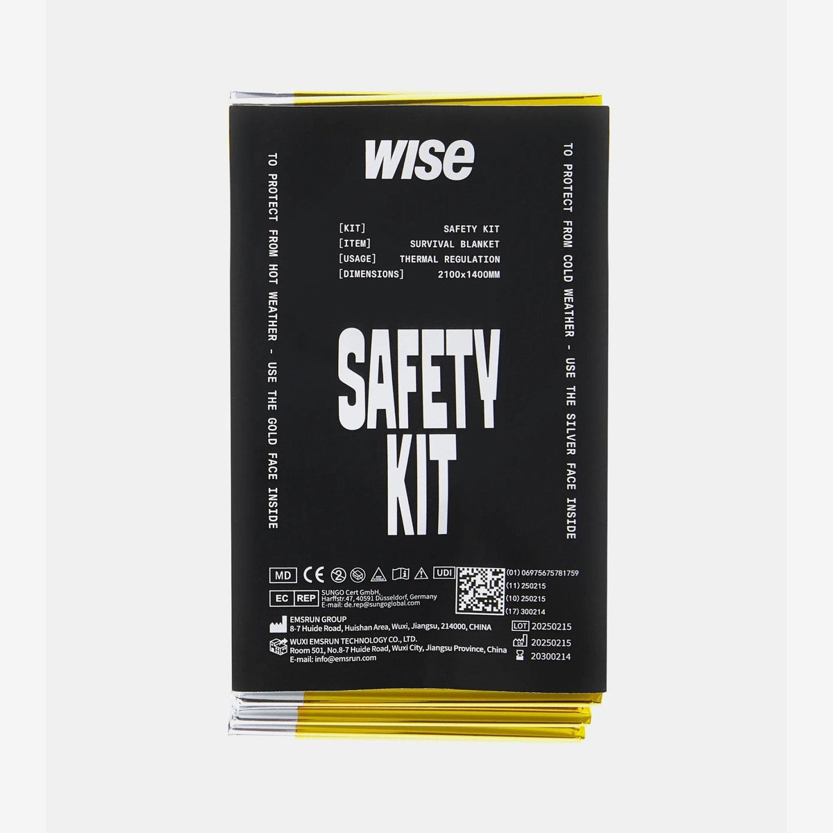 Wise Survival Blanket (210x140cm) | trrail.com